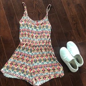 Multicolored tribal H&M Romper